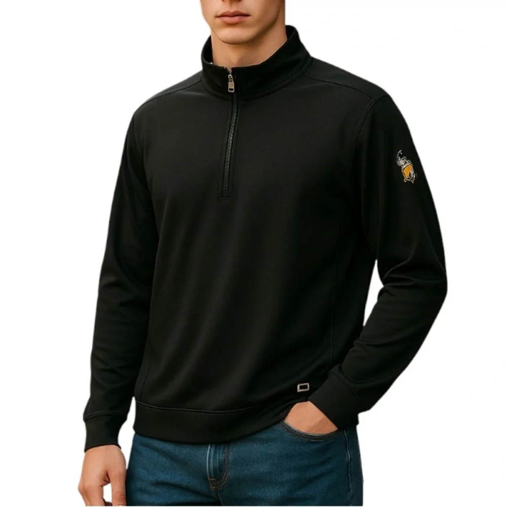 OGIO Ultra Soft 1/4 Zip Fleece Pullover Black Men’s XL